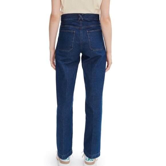 A.P.C Davi Jeans Mid-rise jeans with broken crease and straight leg 34 - Picture 4 of 8